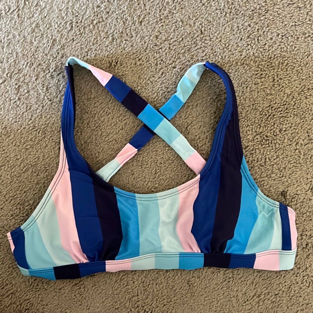 Striped Swim Top